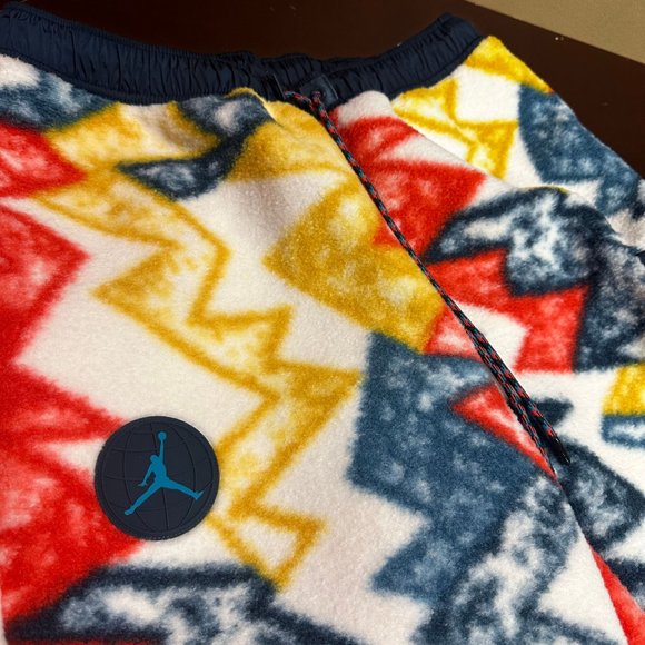 Jordan Mens Multicolor Essentials Mountainside Pockets Fleece Sweatpants Size XL - Picture 3 of 5